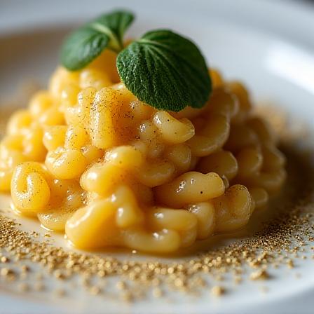 Dettaglio di un piatto gourmet